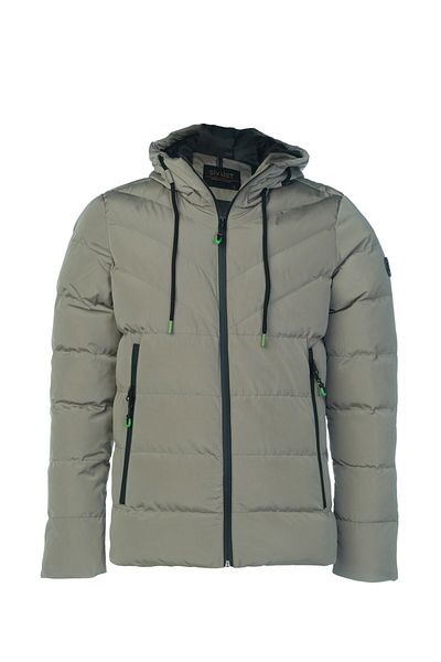 SİVAİST Cream Boy's Water and Windproof Washable Jacket & Coat with Thick Fur Inside