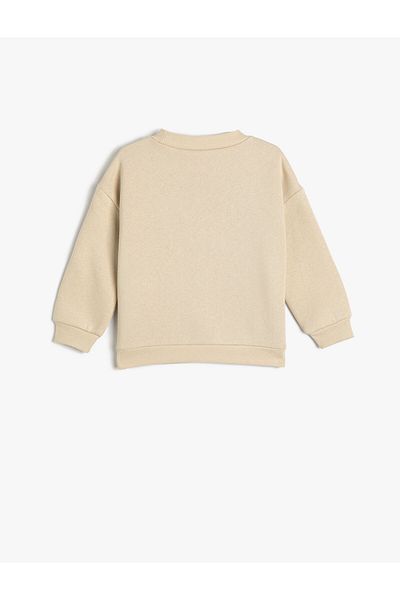 Koton Crew Neck Long Sleeve Basic Sweatshirt