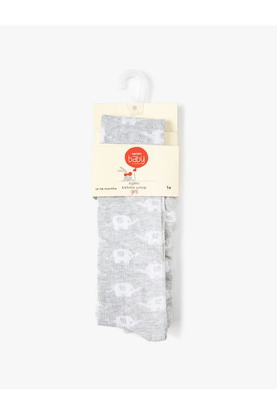 Koton Pantyhose Elephant Patterned