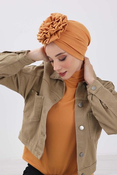 Aisha's Design Rose Winter Bonnet Turban,B-21Rb