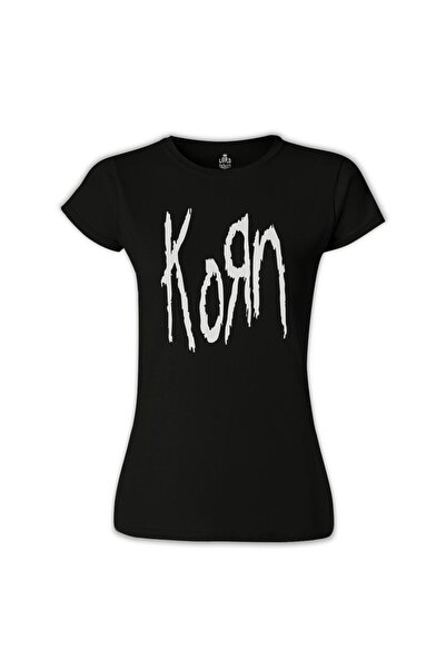 Lord T-Shirt Korn - Logo Siyah Kadın Tshirt