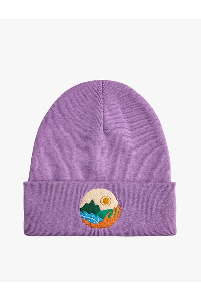 Koton Knitwear Beret with Embroidery Detail