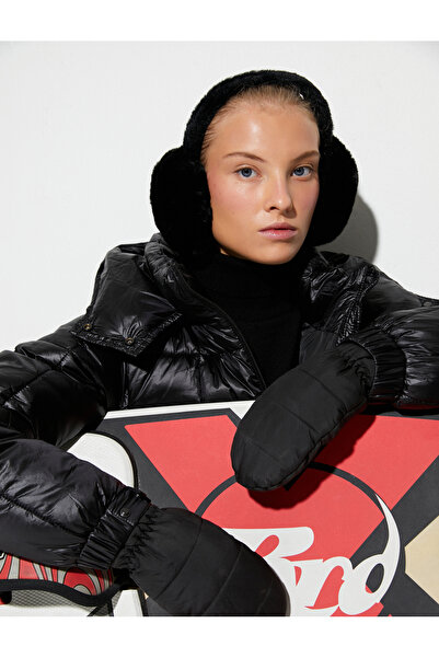 Koton Kayak Eldiveni Parmaksız Kapitone İçi Polarlı