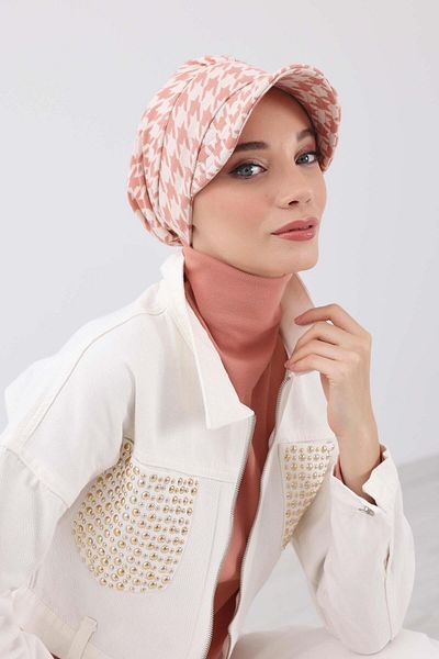 Aisha's Design قبعة شتوية منقوشة مع أقنعة - بونيه، b-73dıv