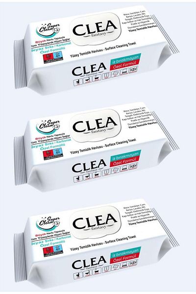 CLEA Surface Cleaning Towel 3 Pack of 100