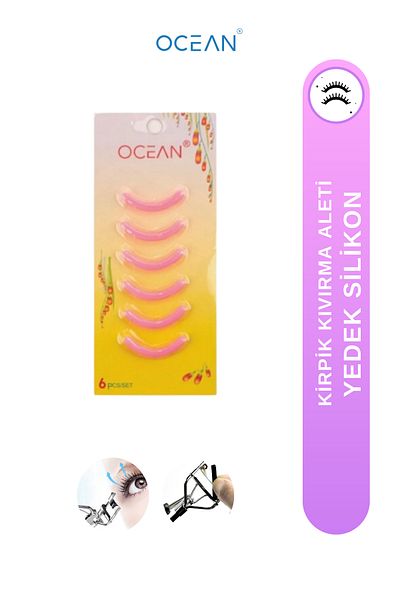 Ocean 6-Piece Spare Silicone - Eyelash Curler