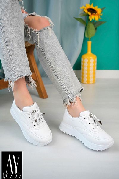 Aymood Stretch Γυναικεία Καθημερινά Άνετα Ορθοπεδικά PU Δερμάτινα Αντιολισθητικά Παπούτσια Μπαλαρίνας