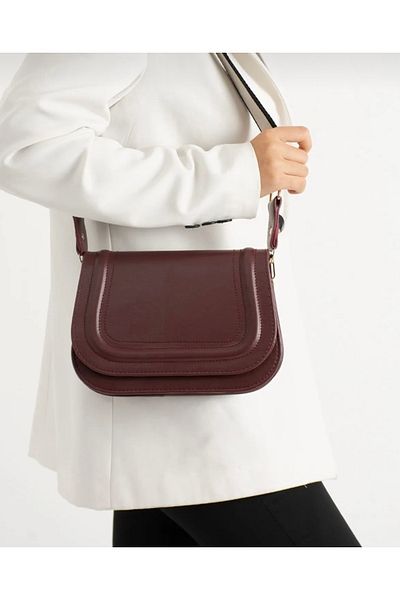 ÇANTA Lydia Straped Patent Leather Black Bag