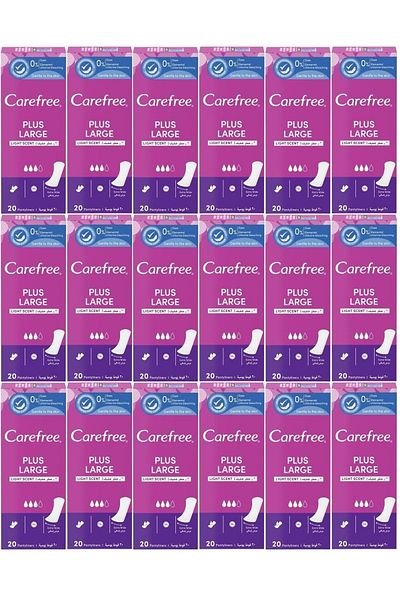 o.b. فوط يومية معطرة خفيفة من O.B Carefree - مقاس كبير جدًا 360 قطعة (18PK*20)