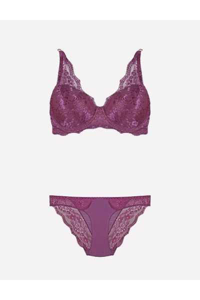 marmara qumasch Nurteks 4340 Unpadded Lace Bra Set