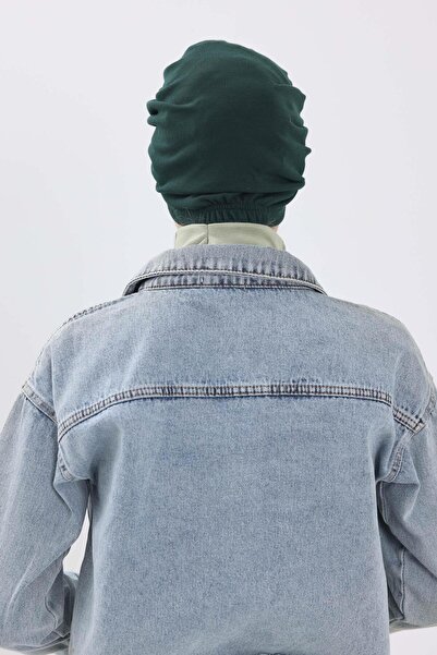 Aisha's Design Χειμερινό καπέλο με λεπτομέρεια μπροστινής ζώνης, b-68rb, πράσινο πάπιας