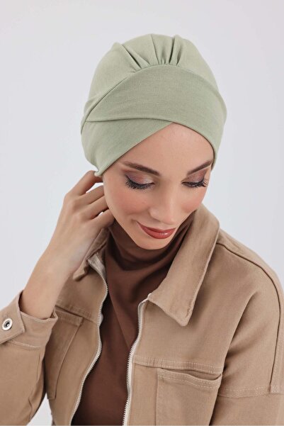 Aisha's Design Belted Winter Bonnet,B-31Rb,Green
