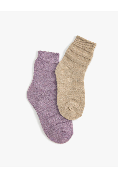 Koton Set 2 Sosete Texturate Multicolor