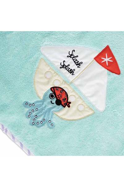 Milk & Moo Milk&Moo Sailor Octopus Baby Blanket for Stroller