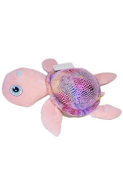 Kelebek Oyuncak Glittering Cute Plush Sea Turtle 30 Cm.
