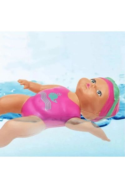 Shem Wind-Up Floating Toy Baby Self Floating Toy in the Sea Pool Bath 15 cm