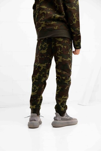 Nike Sportswear Tech Fleece Kamuflaj Desenli Erkek Çocuk Eşofman Altı