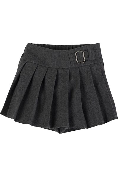 İdilbaby&Mamino İdilbaby&Mamino Female Child Anthracite Gray Shorts Skirt