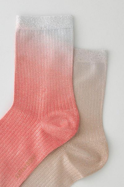 Katia&Bony Shiny Glitter Women's Socks - Pack of 2