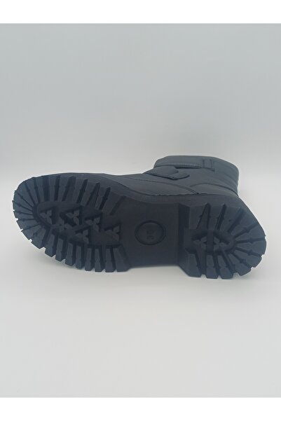 eatölye Kadın Cırtlı Kışlık Kalın Tabanlı ve Kalın Topuklu Kar Botu