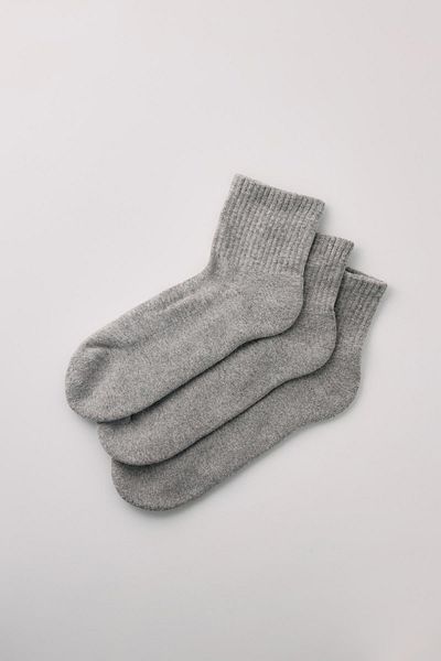 BONY SOCKS Мъжки сиви чорапи от 3 части - хавлиена подметка