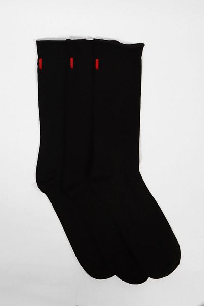 Katia&Bony 3er-Pack Harold Bamboo Elasticless Herrensocken Schwarz/Schwarz/Schwarz