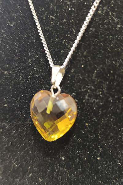 TAŞÇIZADE Zultanit Taşı Faset Kesim Kalp Kesim Kolye