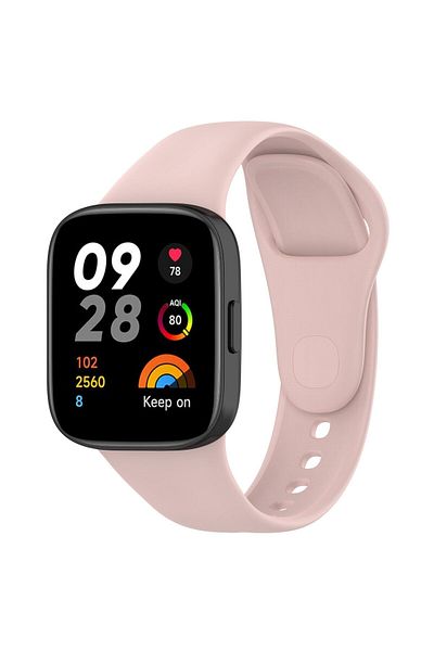 Fibaks لساعة Xiaomi Redmi Watch 3، سوار ساعة ذكية، حزام سيليكون ناعم