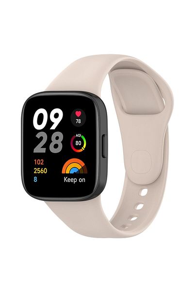 Fibaks لساعة Xiaomi Redmi Watch 3، سوار ساعة ذكية، حزام سيليكون ناعم