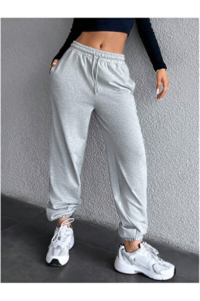 yx yustex sport Γκρι Unisex Φαρδιά Φόρμα Jogger που απομακρύνει τον ιδρώτα