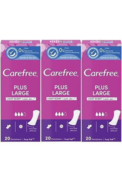 o.b. O.B Carefree Günlük Ped Hafif Parfümlü Plus Large 60 Adet (3PK*20)