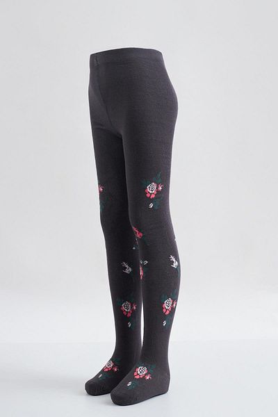 Katia&Bony Chiloți Copii Cu Motiv Floral Antracit