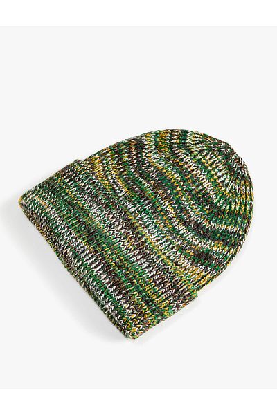 Koton Acrylic Knitted Beret Multicolored with Folding Detail