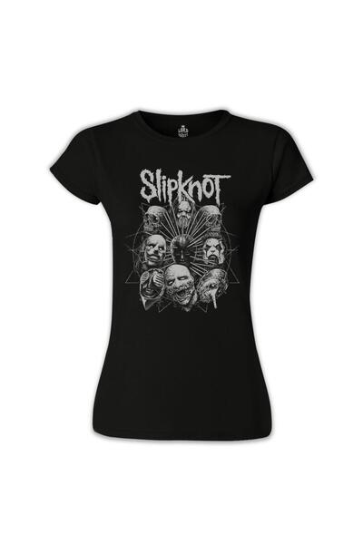 Lord T-Shirt Slipknot - تيشيرت نسائي أسود من ديكا