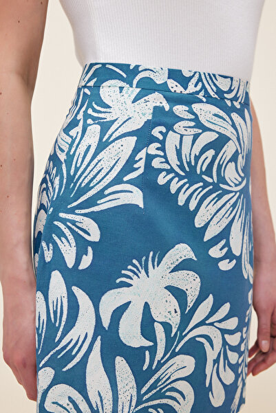 Love My Body Mini Keten Etek Emp.mavi 127l8670002