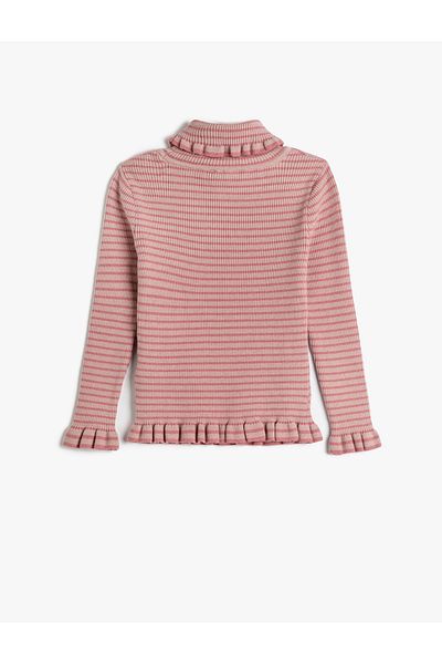 Koton Turtleneck pulóver Camisole Fodor részletes, puha textúrájú
