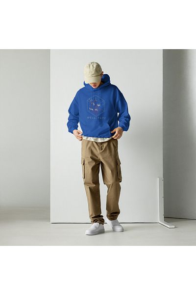 Moda Glo Hanorac unisex cu glugă cu imprimeu Pokemon