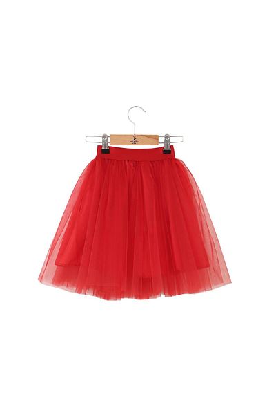 miniklife Girl's Red Tutu Skirt with Elastic Waist 23 April, 29 October, 10 November, 19 May