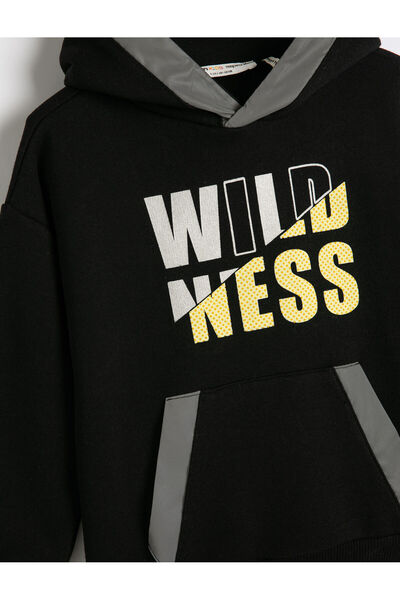 Koton Siyah Erkek Çocuk Sweatshirt 4WKB10185TK