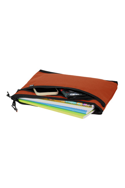 Jacbag Dual Zip Folder -Two Compartment File A4