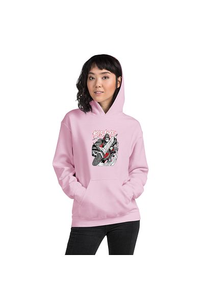 Moda Glo Φούτερ Unisex Kisane με στάμπα με κουκούλα
