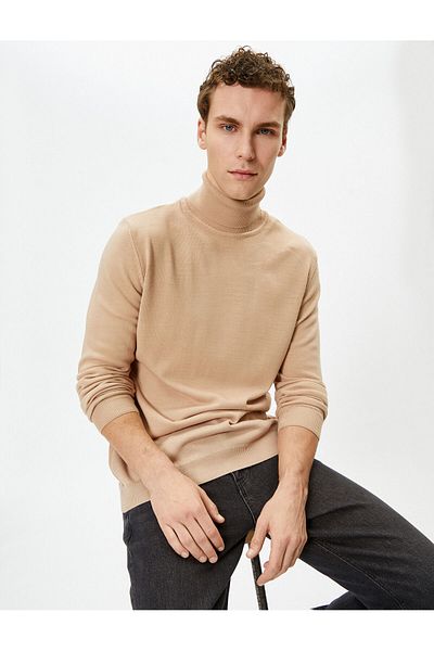 Koton Acrylic Knitwear Sweater Turtleneck