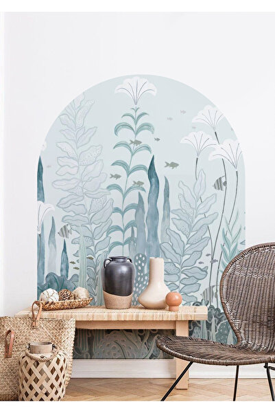 WALLHUMAN Boho - Bohem Tarz Oval Kemer Dekoratif Duvar Stickerı