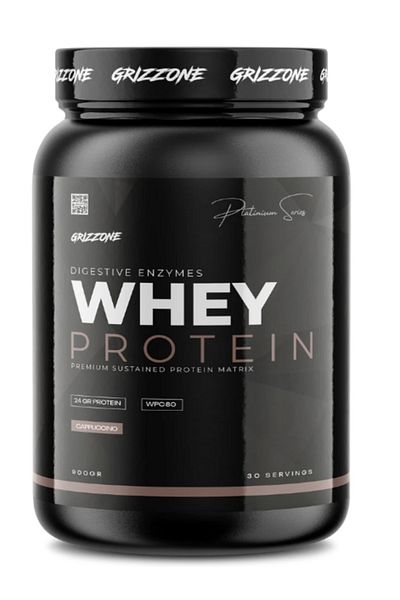 GRIZZONE Grızzy Whey Protein Pro - Wpc80 900Gr, 30 Serve Cappuccino