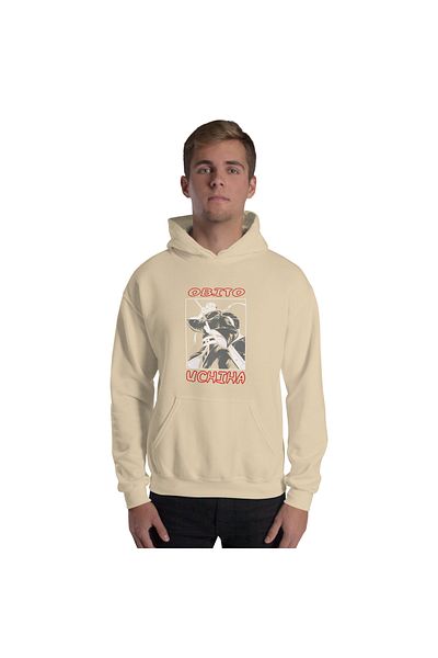 Moda Glo Φούτερ Unisex Obito Uchiha με στάμπα με κουκούλα