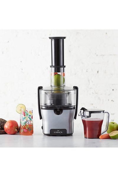 Karaca Maxvit - 2 L Juice at a Time - 1500w Powerful Motor Steel Anthracite Solid Juicer