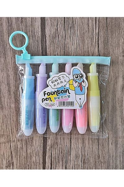 gaman New Model Tf-159 Highlighter Set 6 Colors