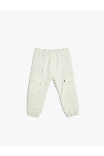 Koton Jogger-Jogginghose mit Tasche und elastischem Bund aus Baumwolle