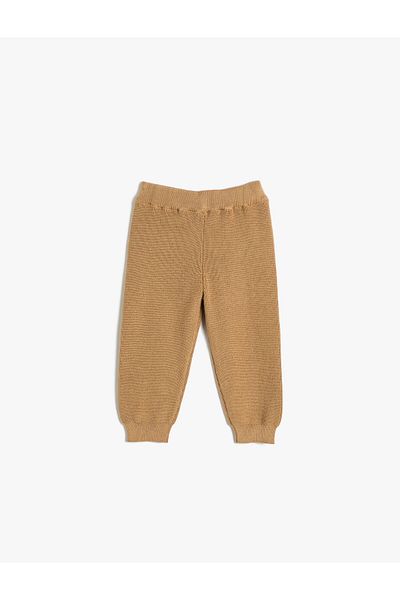 Koton Strick-Jogginghose in voller Länge, ohne Tasche, Standard-Taille