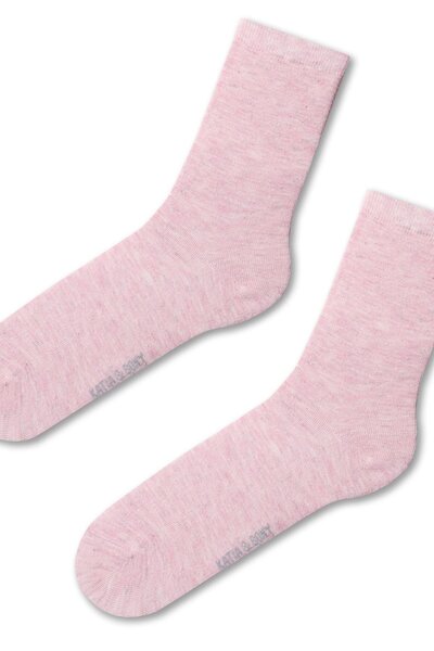 Katia&Bony Kadın Pembe Renkli Sim Detaylı Soket Çorap